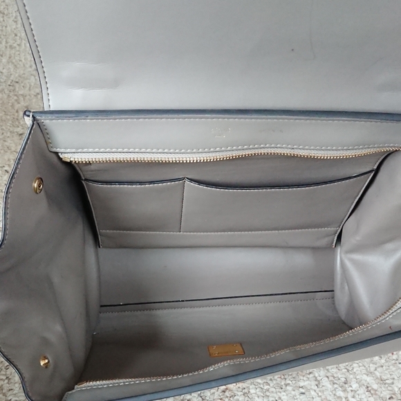 Celine medium trapeze elephant gray purse - Picture 7 of 16